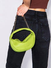 Simple Solid Chain Underarm Bag